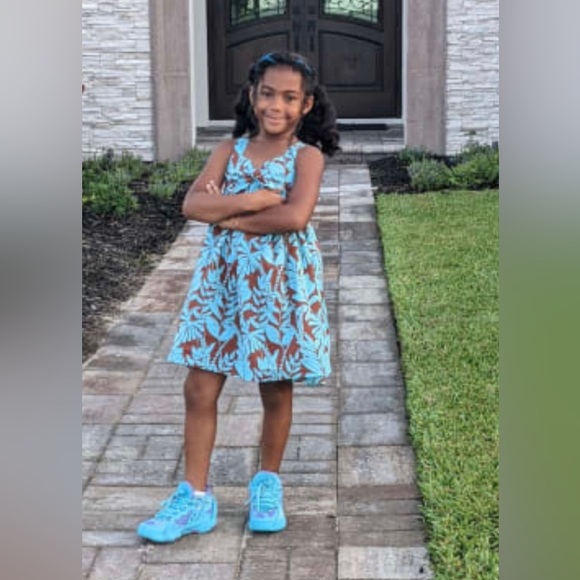 JANIE & JACK TROPICAL KNOTTED BOW
SUNDRESS - Picture 2 of 11